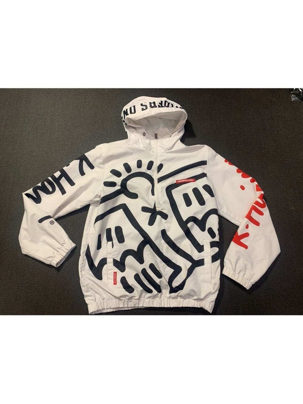 Members Only x Keith Haring Windbreaker Jacket